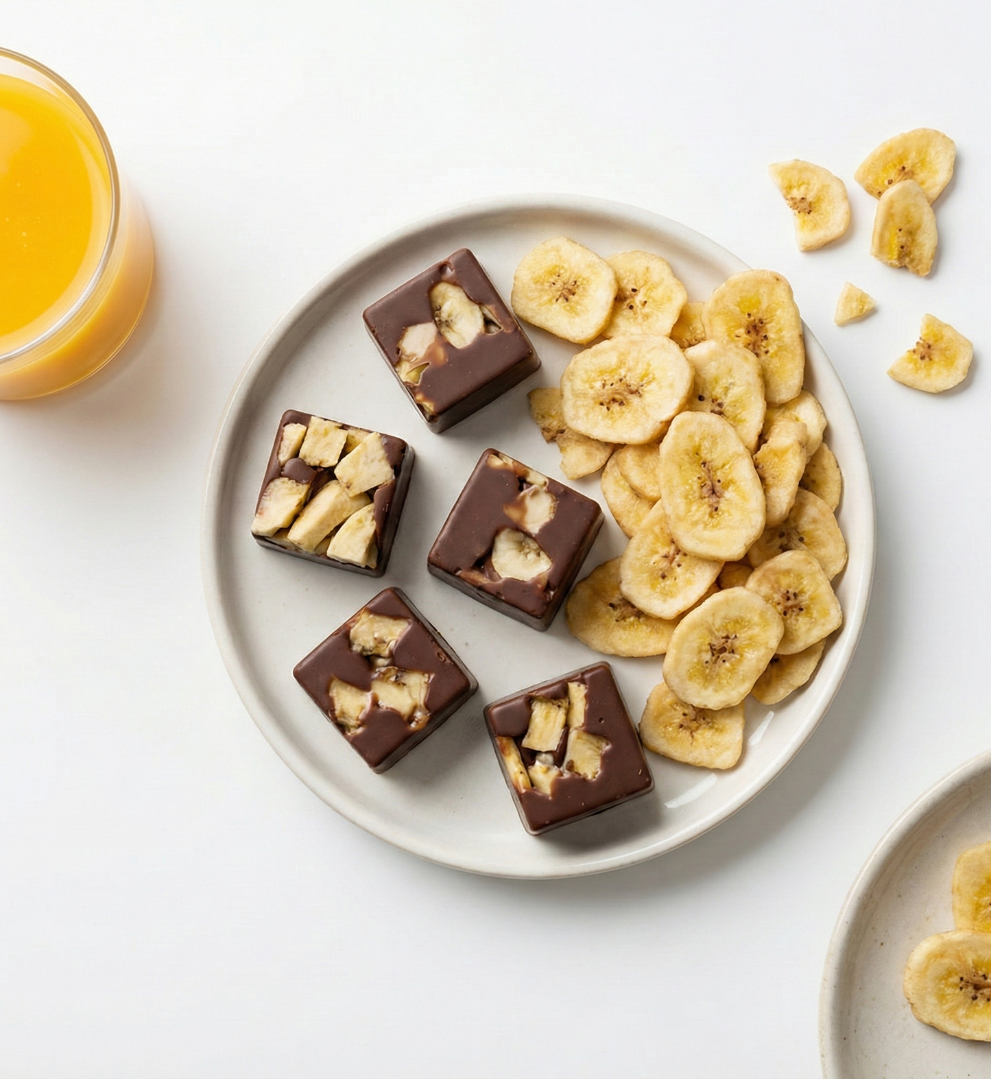 Doré chips de banana confitada